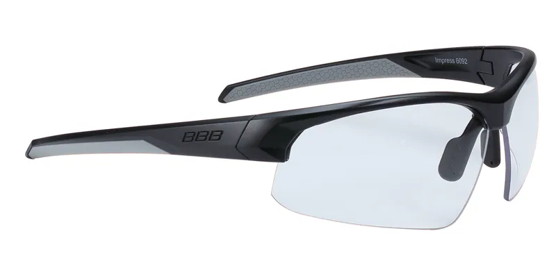 Impress Sport Glasses Black Clear Lenses